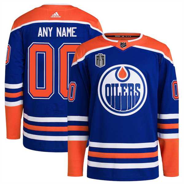 Men's Edmonton Oilers Custom Royal 2024 Stanley Cup Final Patch Stitched Jersey,We sell and wholesale Men's Edmonton Oilers Custom Royal 2024 Stanley Cup Final Patch Stitched Jersey on line form chian!